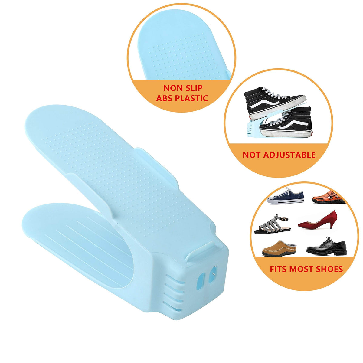 Ottimizzate il vostro spazio per le scarpe in un batter d'occhio (x3) 