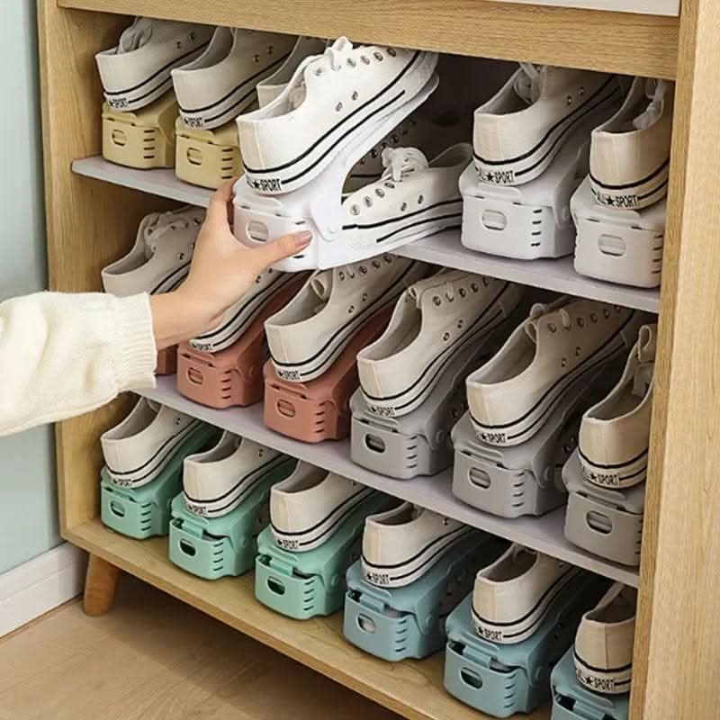 Ottimizzate il vostro spazio per le scarpe in un batter d'occhio (x3) 